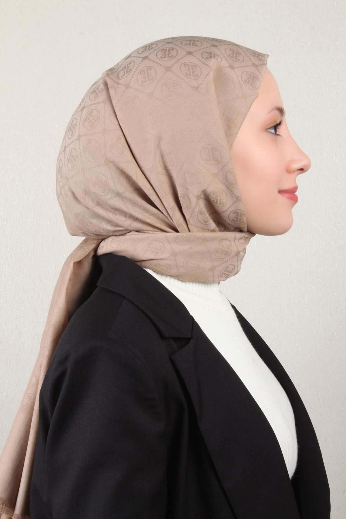 Pierre Cardin Pamuklu Şal 4106-12 Sütlü Kahve