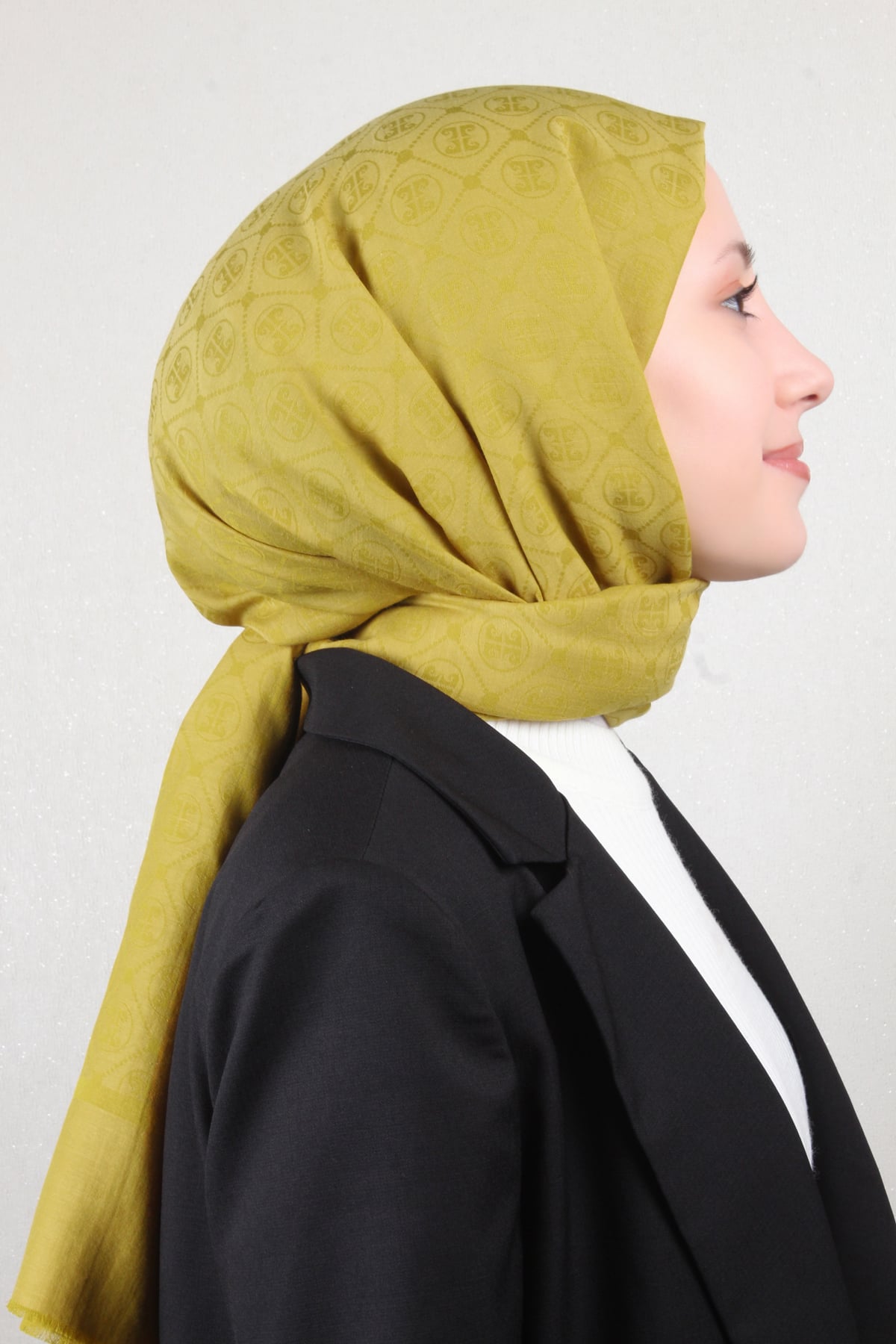 Pierre Cardin Pamuklu Şal 4106-15 Hardal