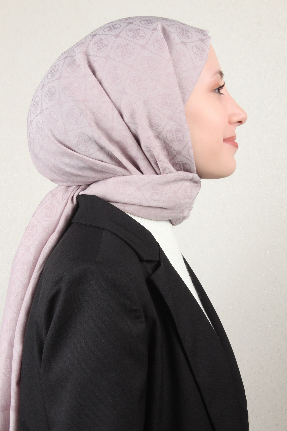 Pierre Cardin Pamuklu Şal 4106-3 Açık Lila