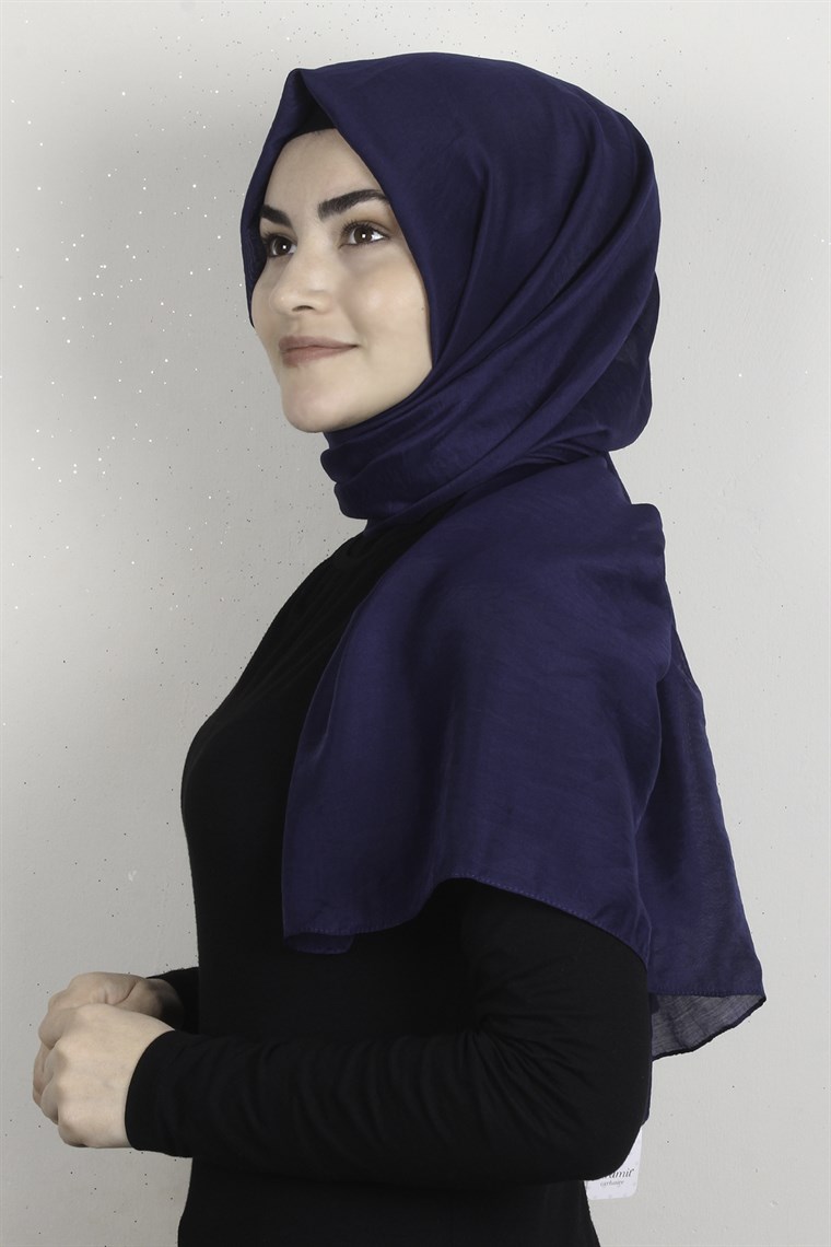Piramit Cazz Şal 1428-12 Lacivert