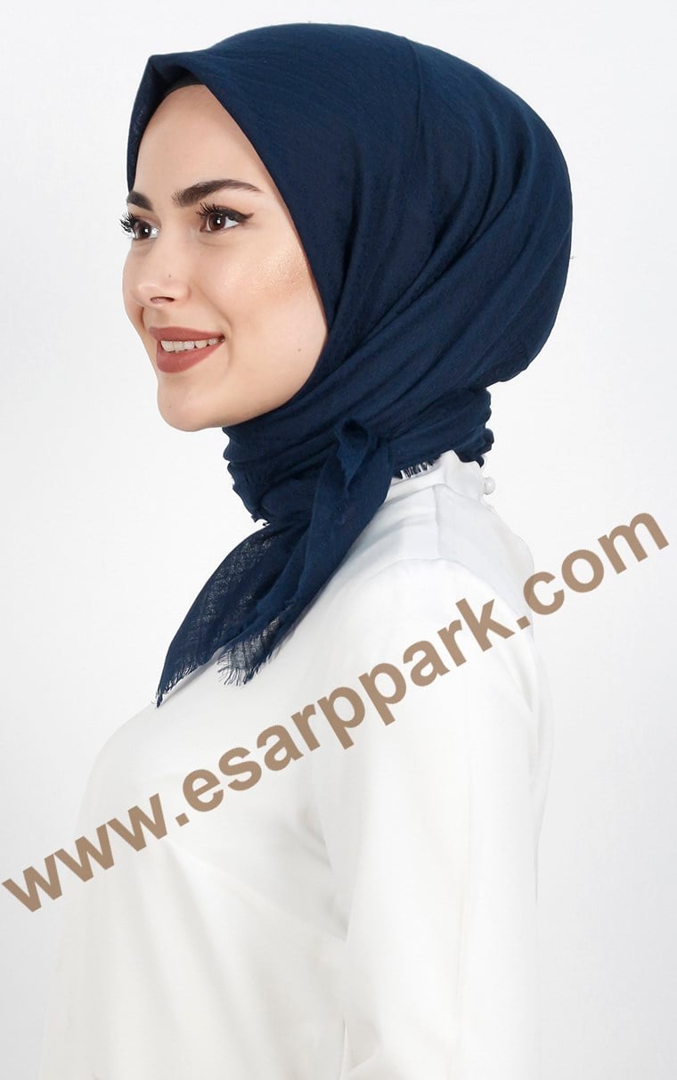 Piramit Coton Eşarp 1714-7