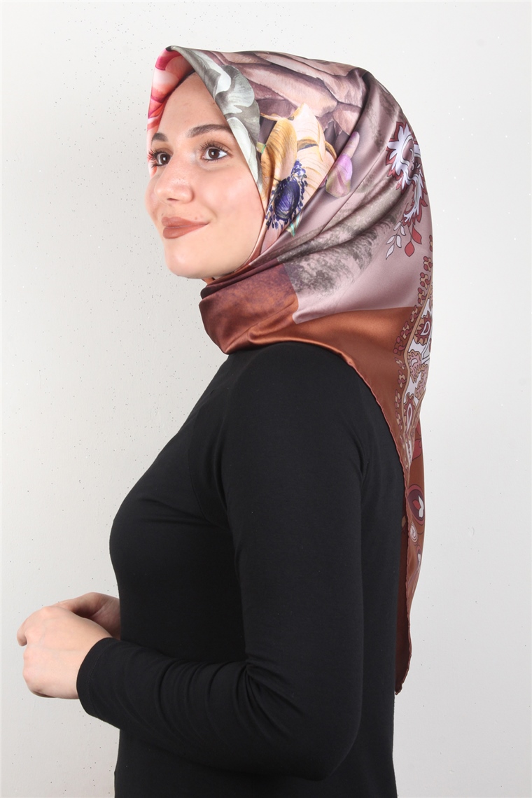 Piramit Dijital Eşarp 1345-1