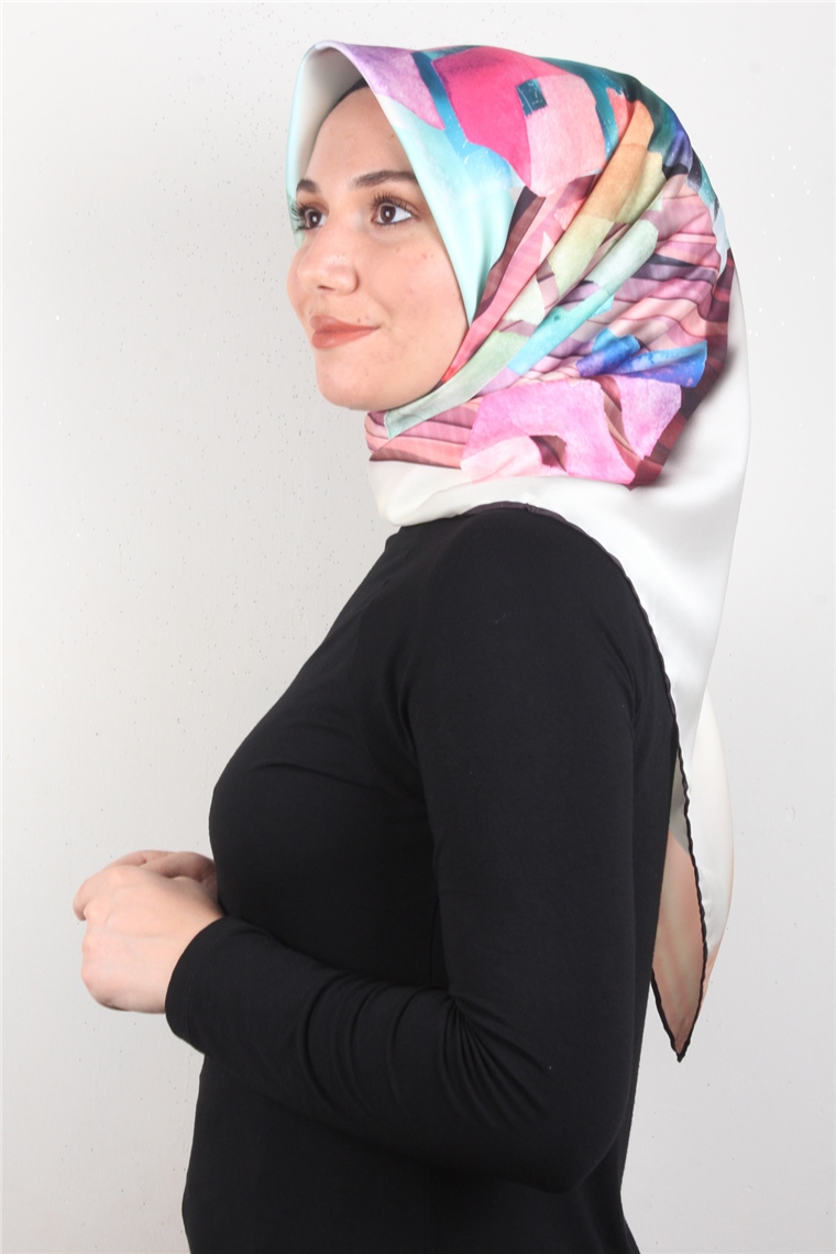 Piramit Dijital Eşarp 1345-14