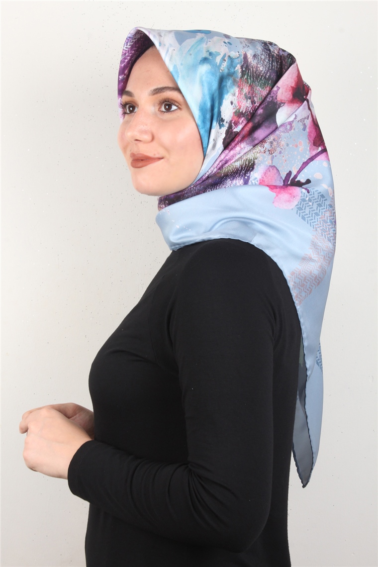 Piramit Dijital Eşarp 1345-18