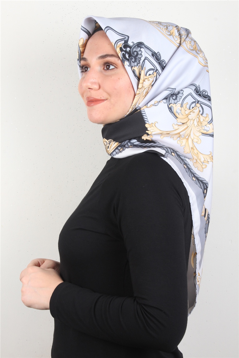 Piramit Dijital Eşarp 1345-19