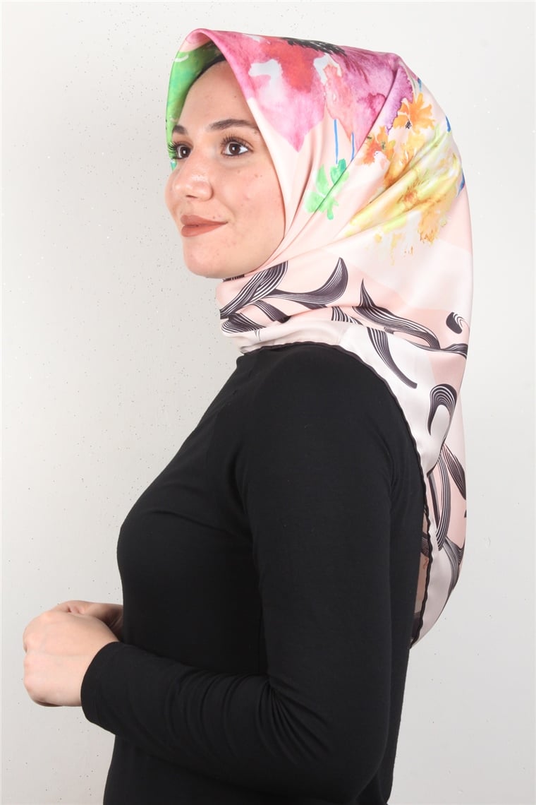 Piramit Dijital Eşarp 1345-8