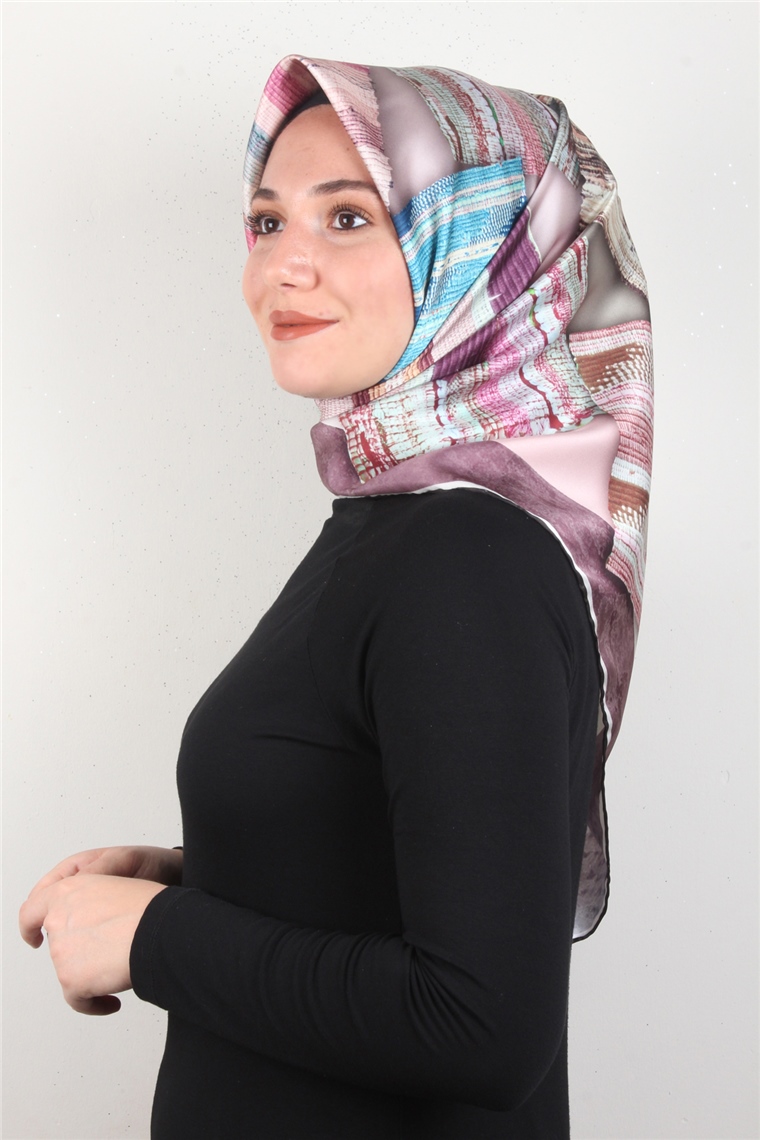 Piramit Dijital Eşarp 1346-12