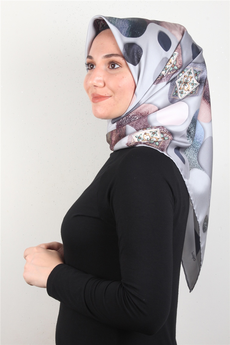 Piramit Dijital Eşarp 1346-17