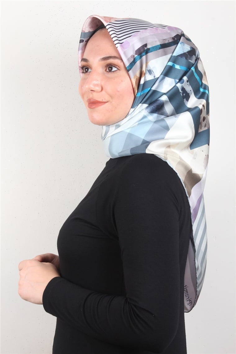 Piramit Dijital Eşarp 1346-32