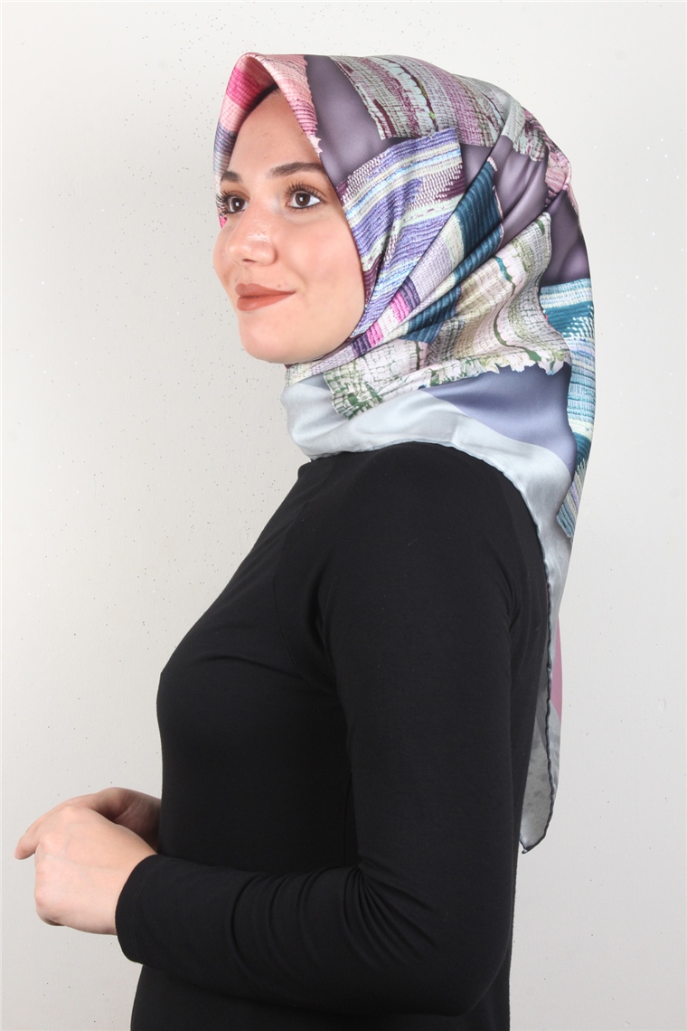 Piramit Dijital Eşarp 1346-34