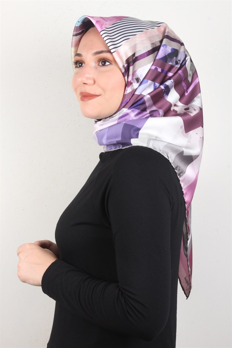 Piramit Dijital Eşarp 1346-39