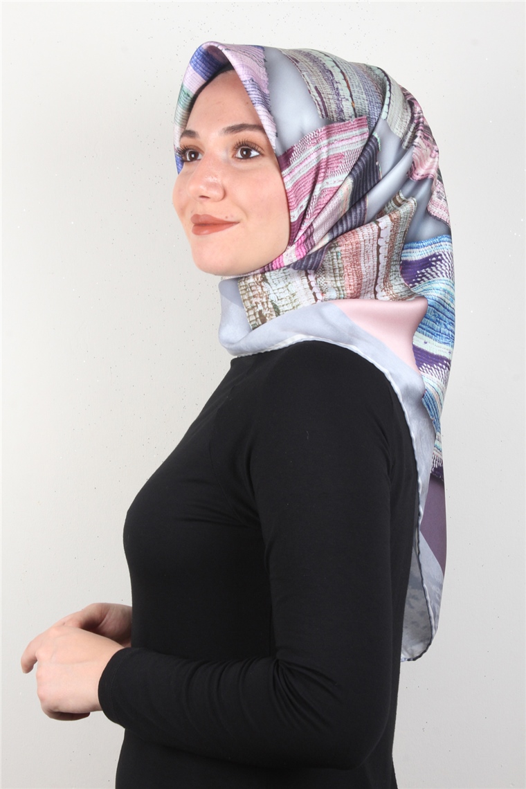 Piramit Dijital Eşarp 1346-4