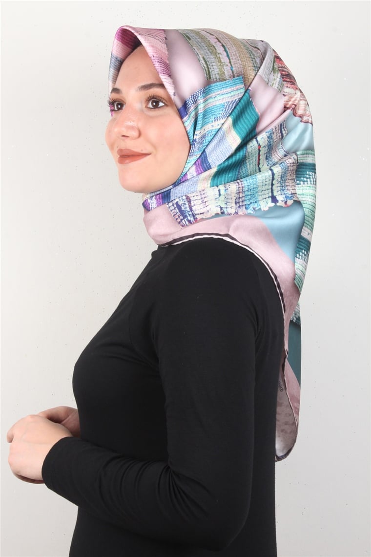 Piramit Dijital Eşarp 1346-9