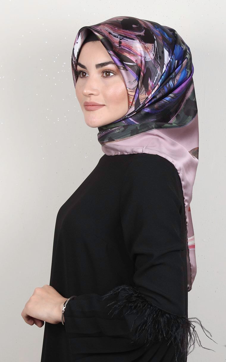 Piramit Dijital Eşarp 1349-1