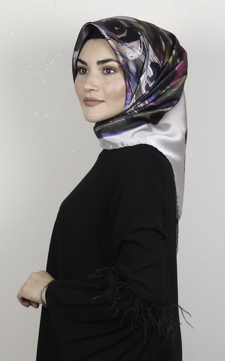 Piramit Dijital Eşarp 1349-3