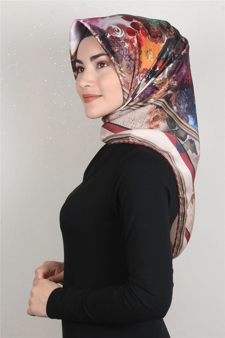 Piramit Dijital Eşarp 1354-11