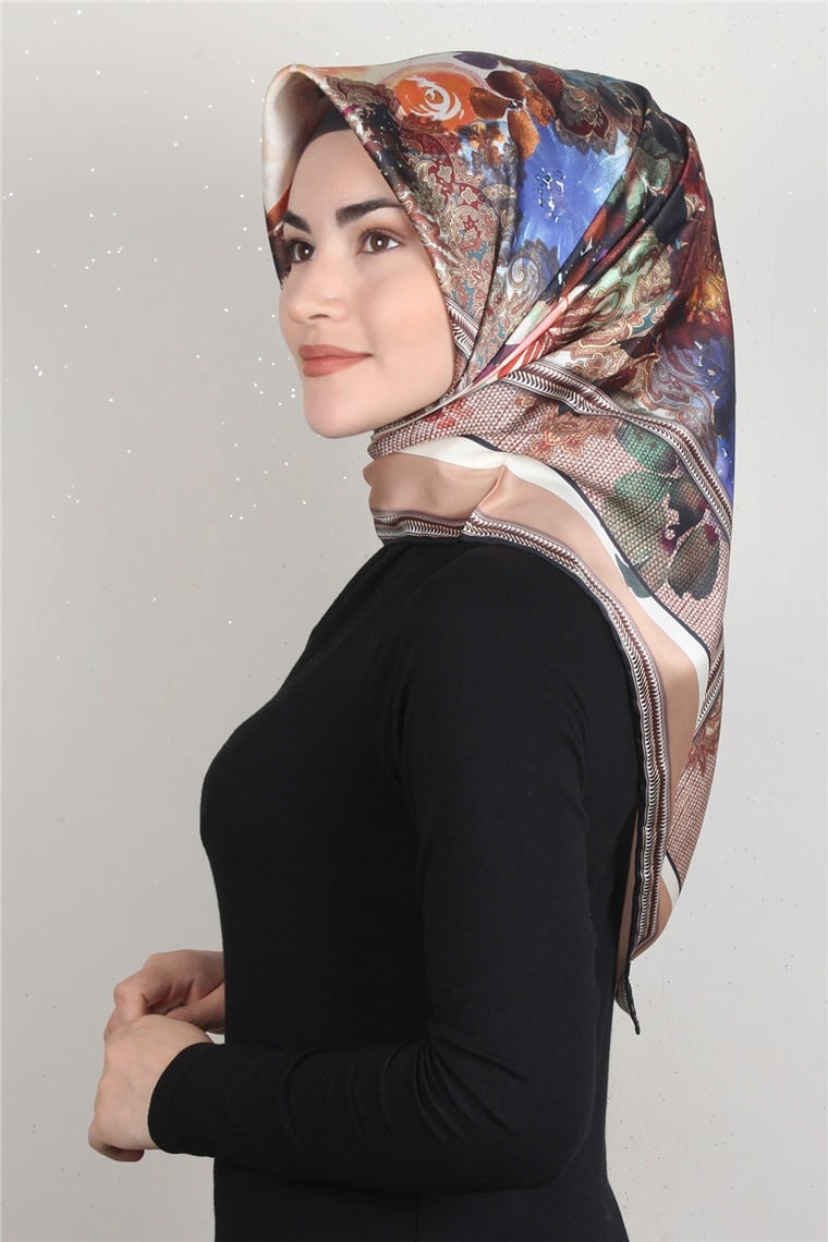 Piramit Dijital Eşarp 1354-3