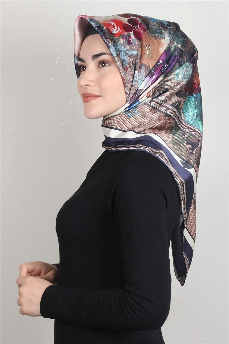 Piramit Dijital Eşarp 1354-4