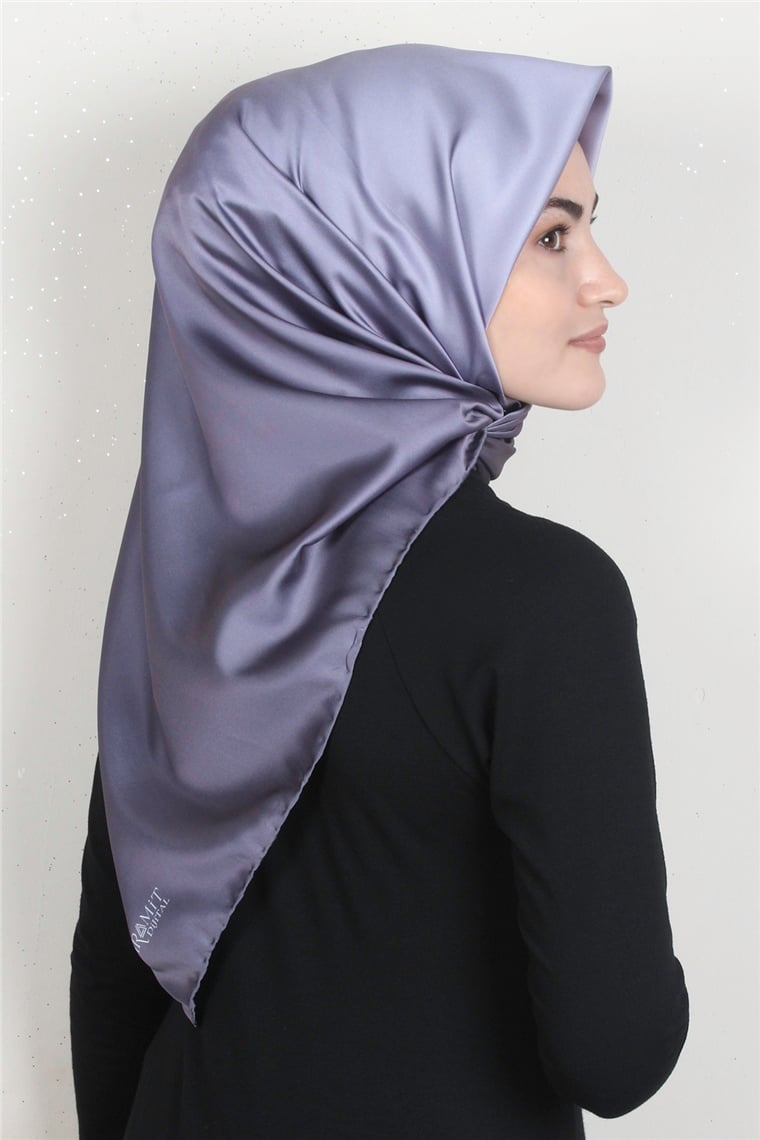 Piramit Dijital Eşarp 1355-4 Leylak