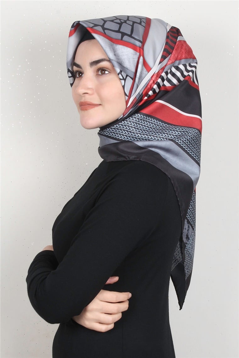 Piramit Dijital Eşarp 1356-1 