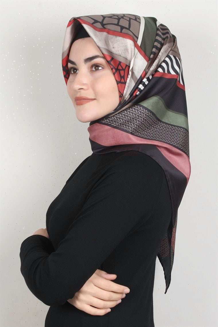 Piramit Dijital Eşarp 1356-4