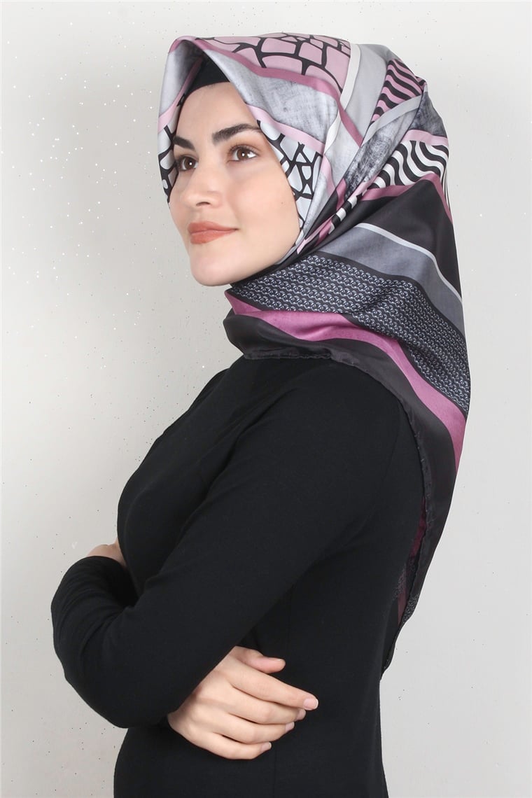 Piramit Dijital Eşarp 1356-6