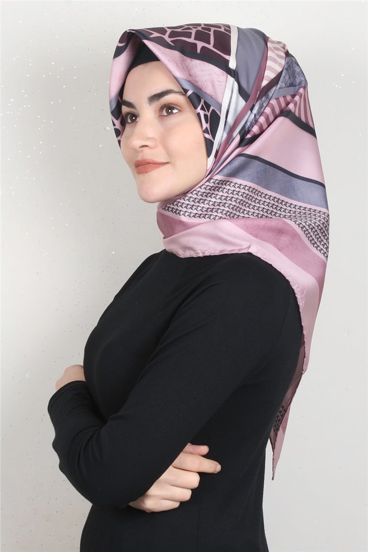 Piramit Dijital Eşarp 1356-7