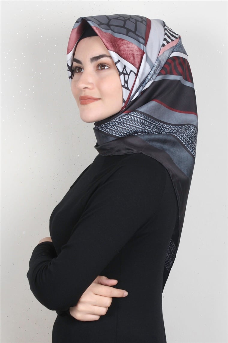 Piramit Dijital Eşarp 1356-9