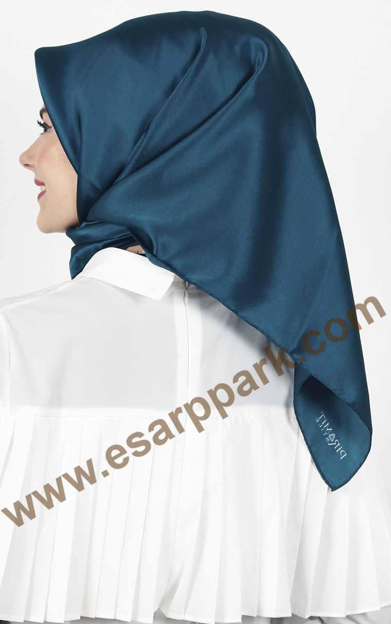 Piramit Düz İpek Eşarp 1860-16