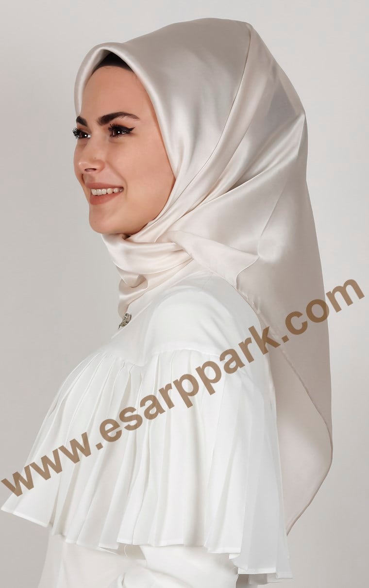 Piramit Düz İpek Eşarp 1860-26
