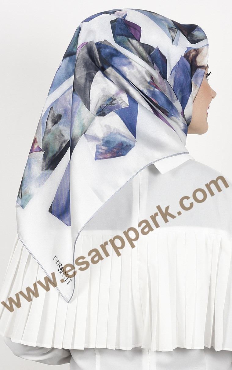 Piramit İpek Eşarp 1857-6