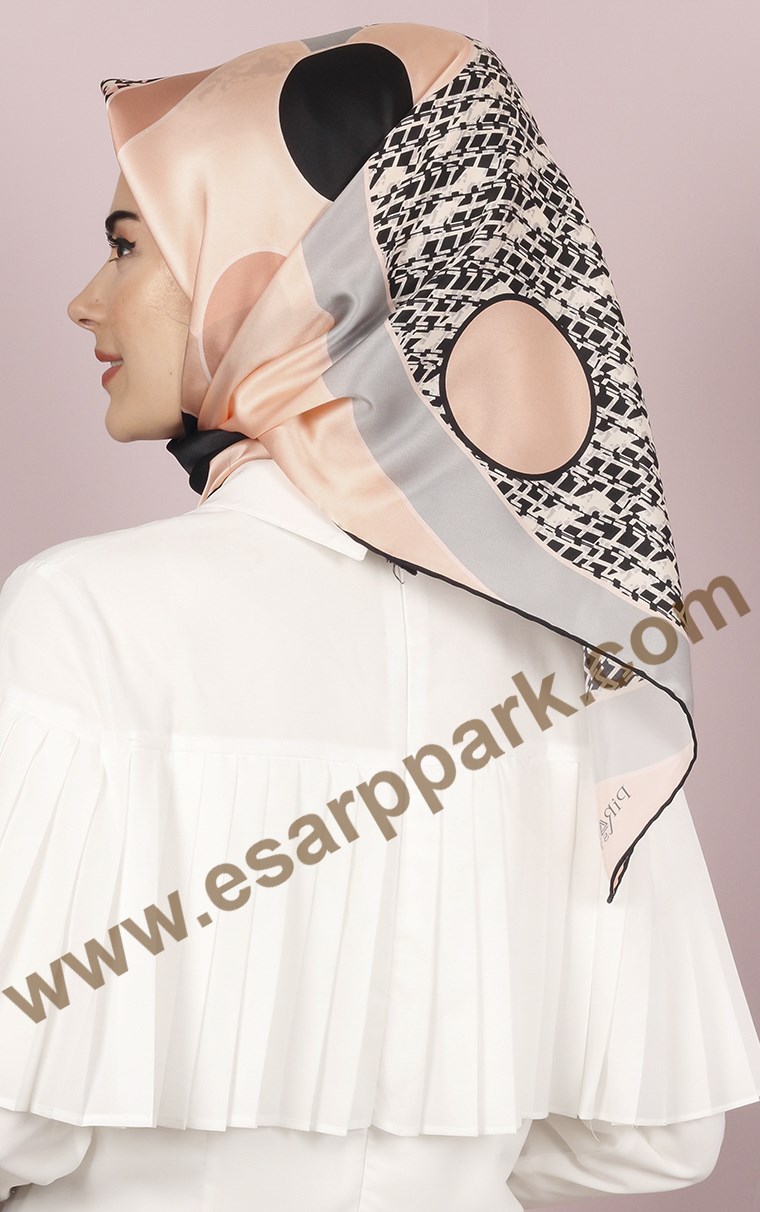 Piramit İpek Eşarp 1861-4