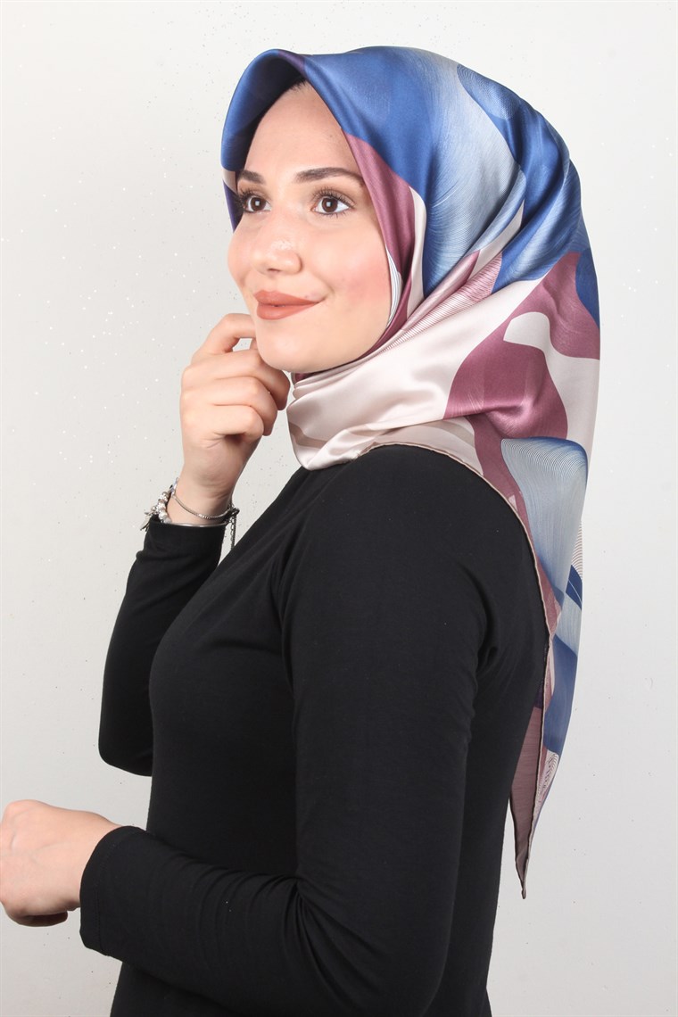 Piramit İpek Eşarp 1862-5