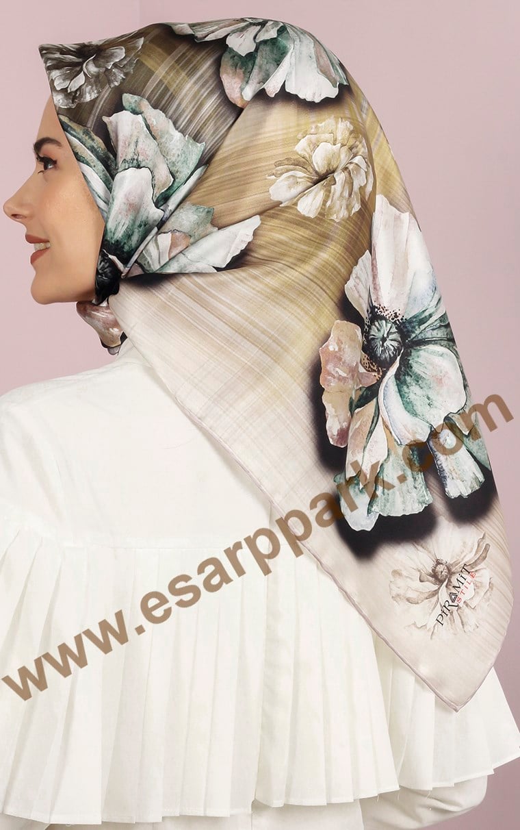 Piramit İpek Eşarp 1868-6