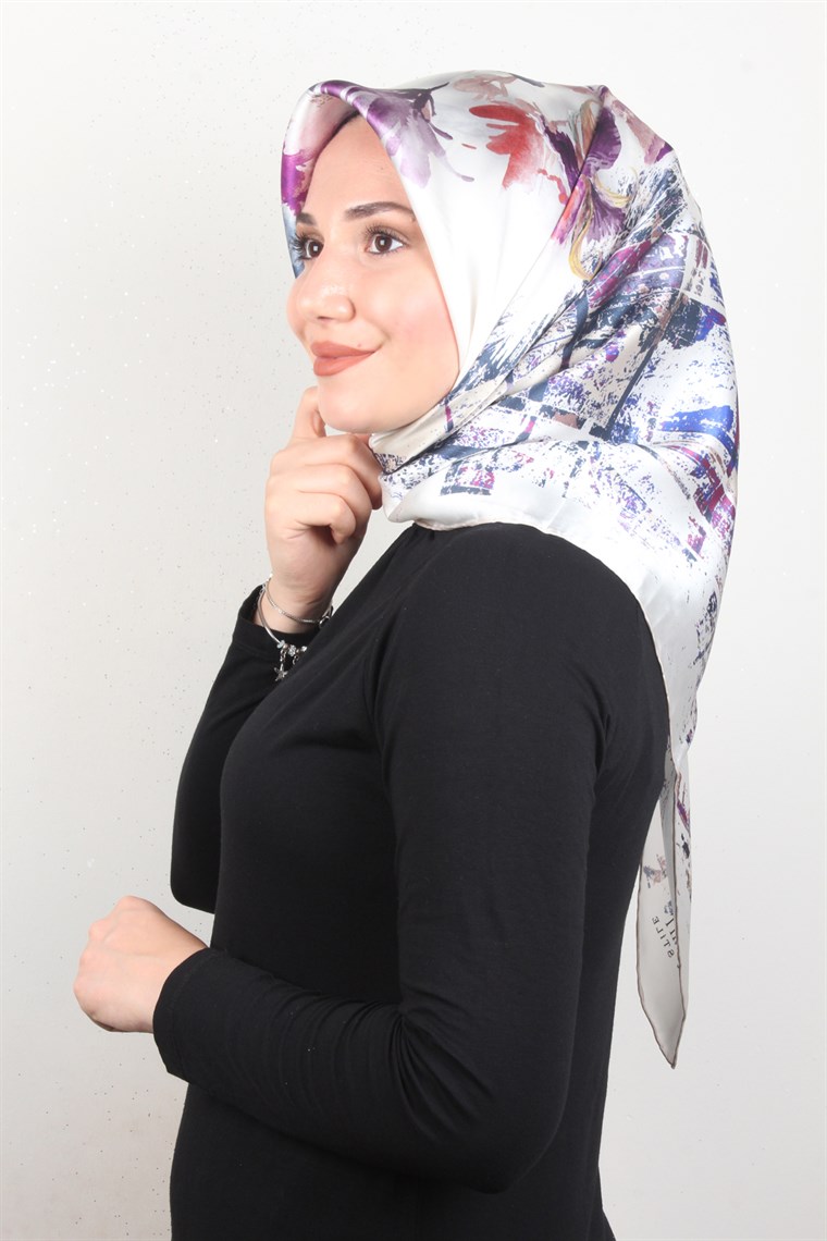 Piramit İpek Eşarp 1869-5