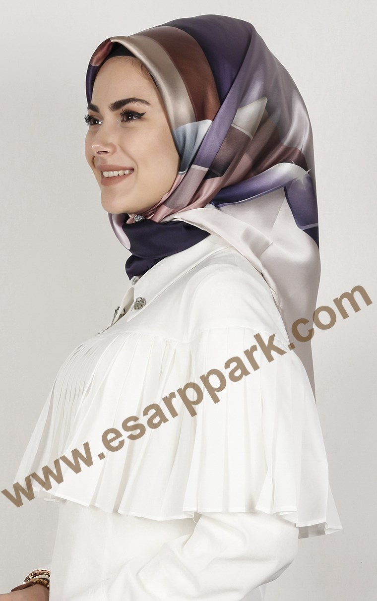 Piramit İpek Eşarp 1878-3