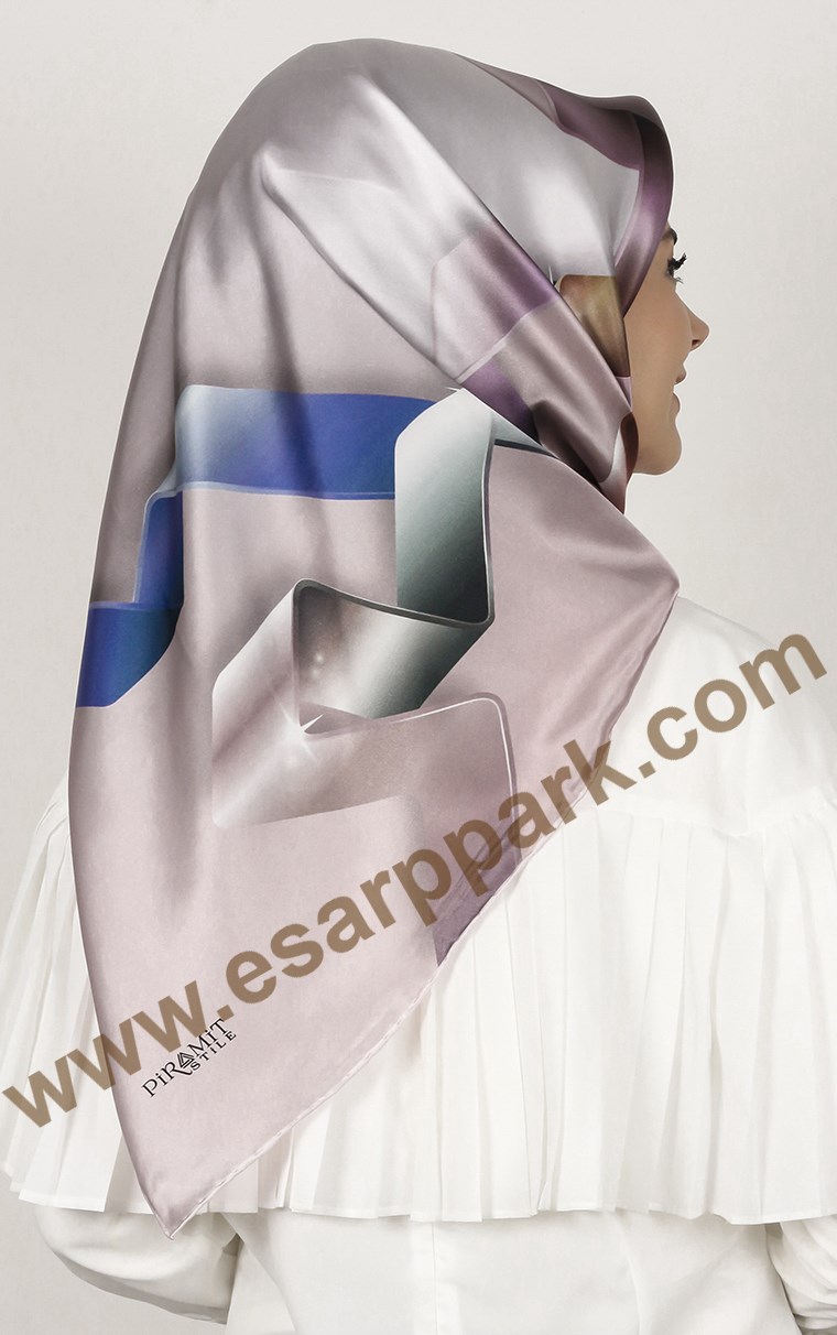 Piramit İpek Eşarp 1878-4