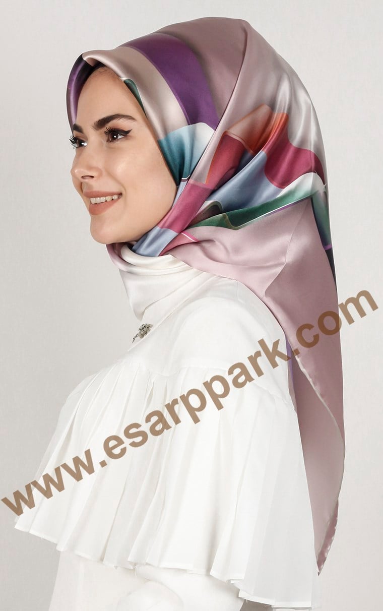 Piramit İpek Eşarp 1878-5