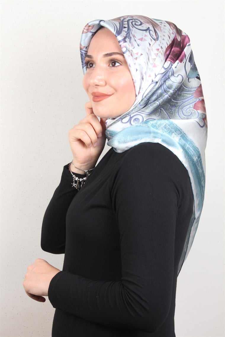 Piramit İpek Eşarp 1883-8