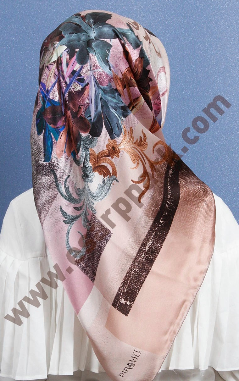 Piramit İpek Eşarp 1884-4