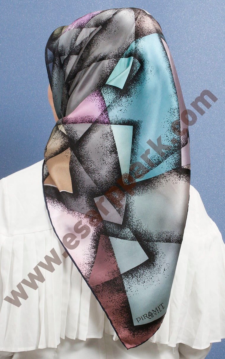 Piramit İpek Eşarp 1885-3