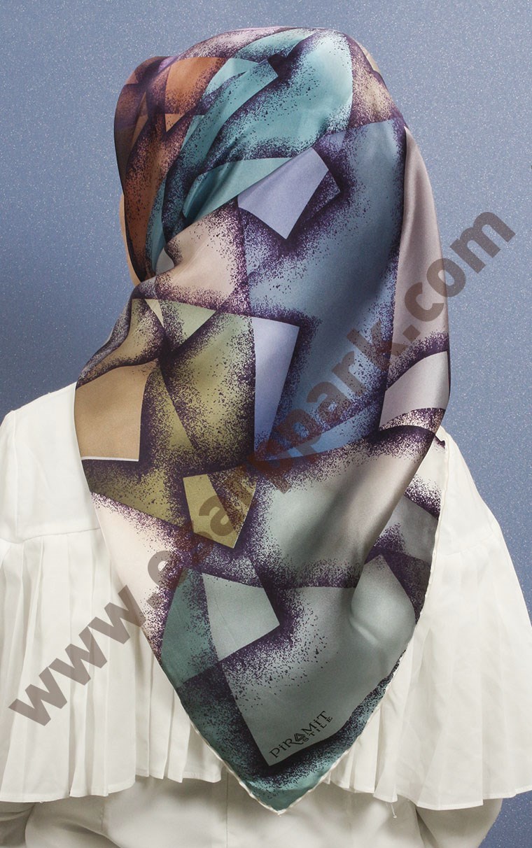 Piramit İpek Eşarp 1885-4