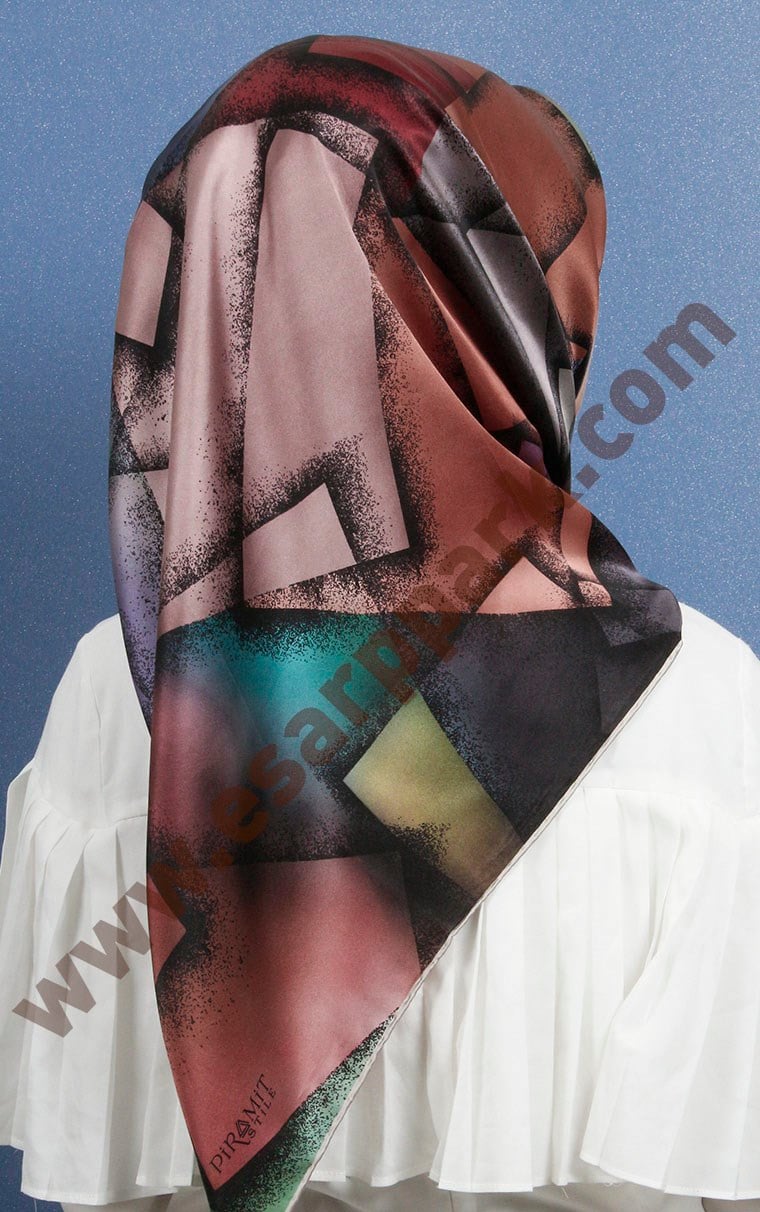 Piramit İpek Eşarp 1885-8