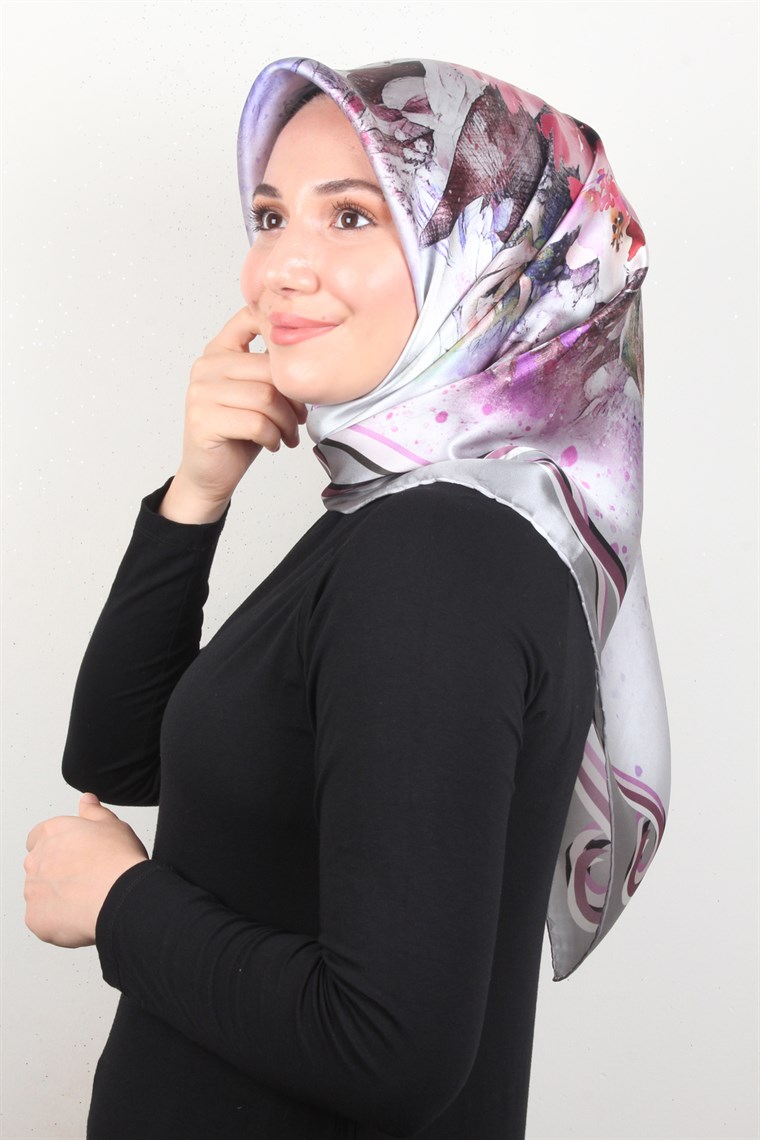 Piramit İpek Eşarp 1887-7