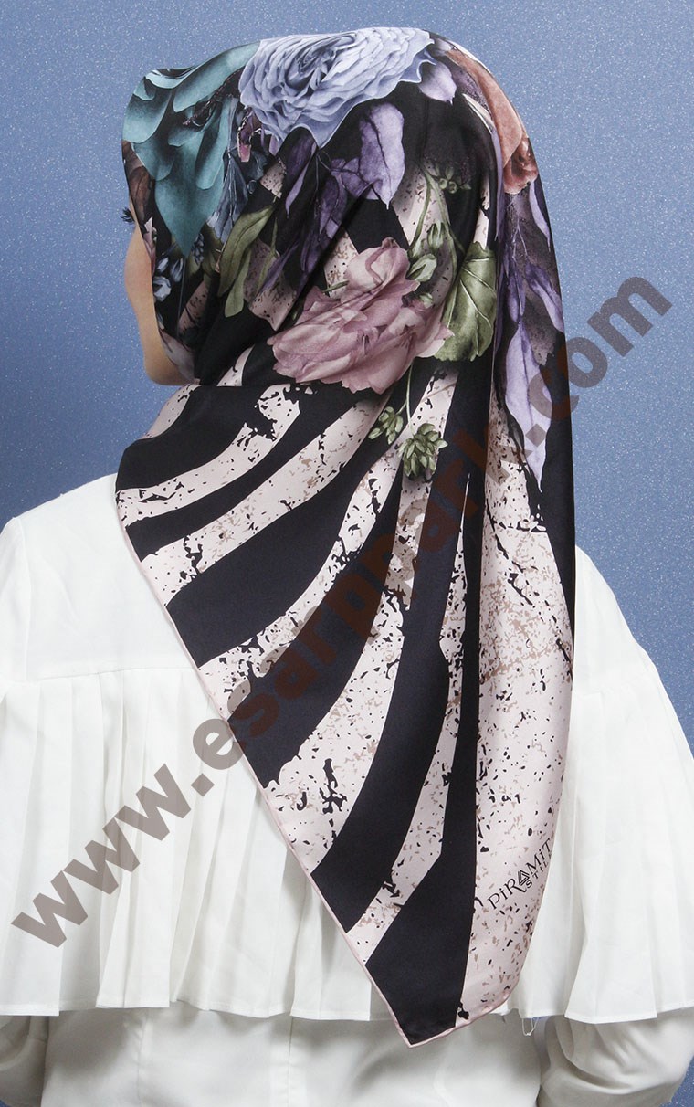 Piramit İpek Eşarp 1891-10