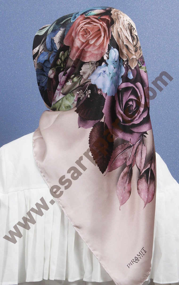 Piramit İpek Eşarp 1891-13