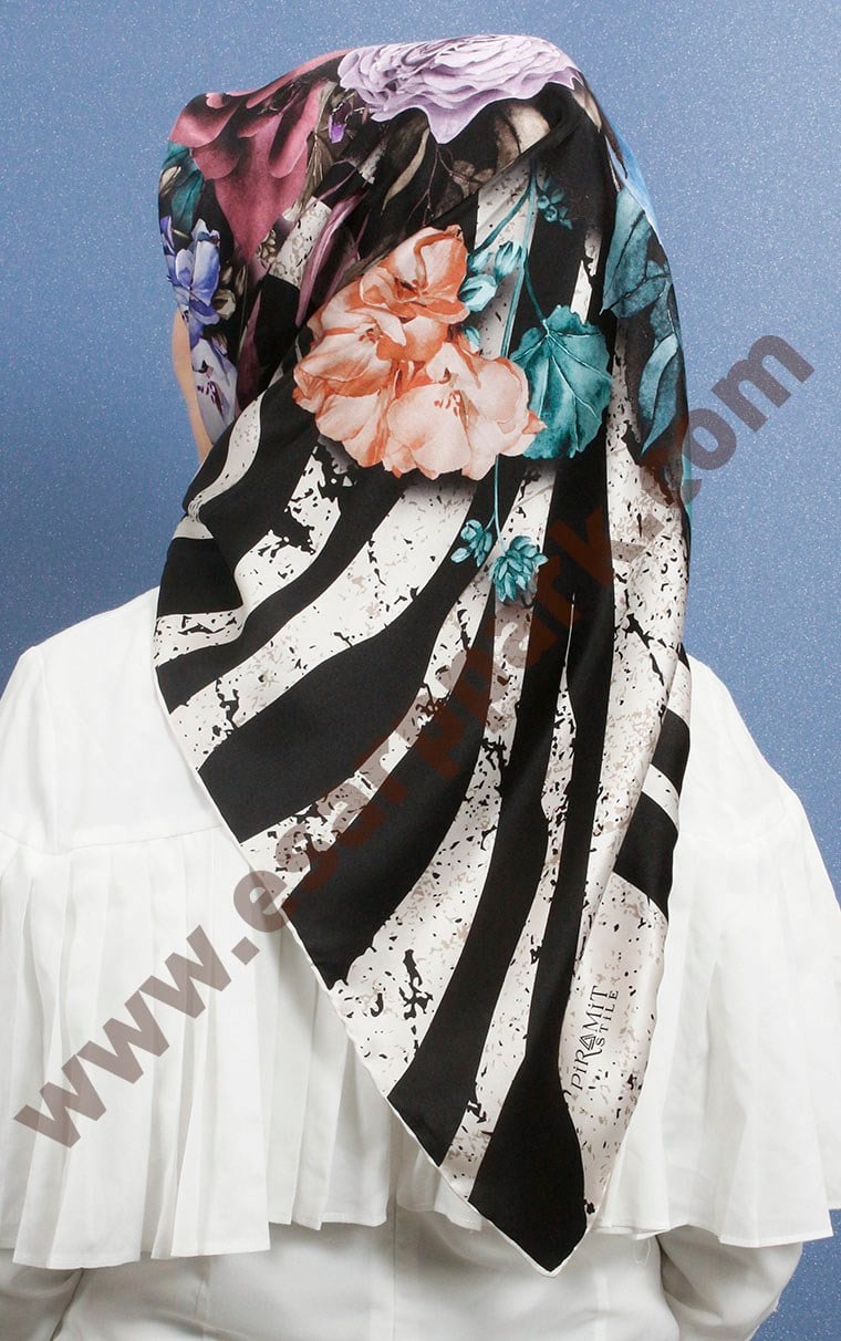 Piramit İpek Eşarp 1891-3