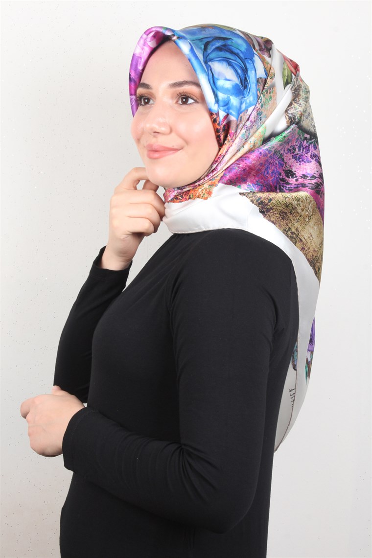 Piramit İpek Eşarp 1892-5