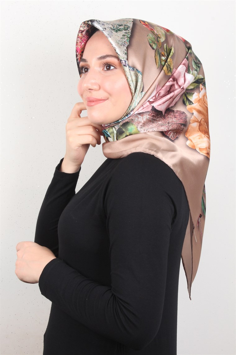 Piramit İpek Eşarp 1892-7