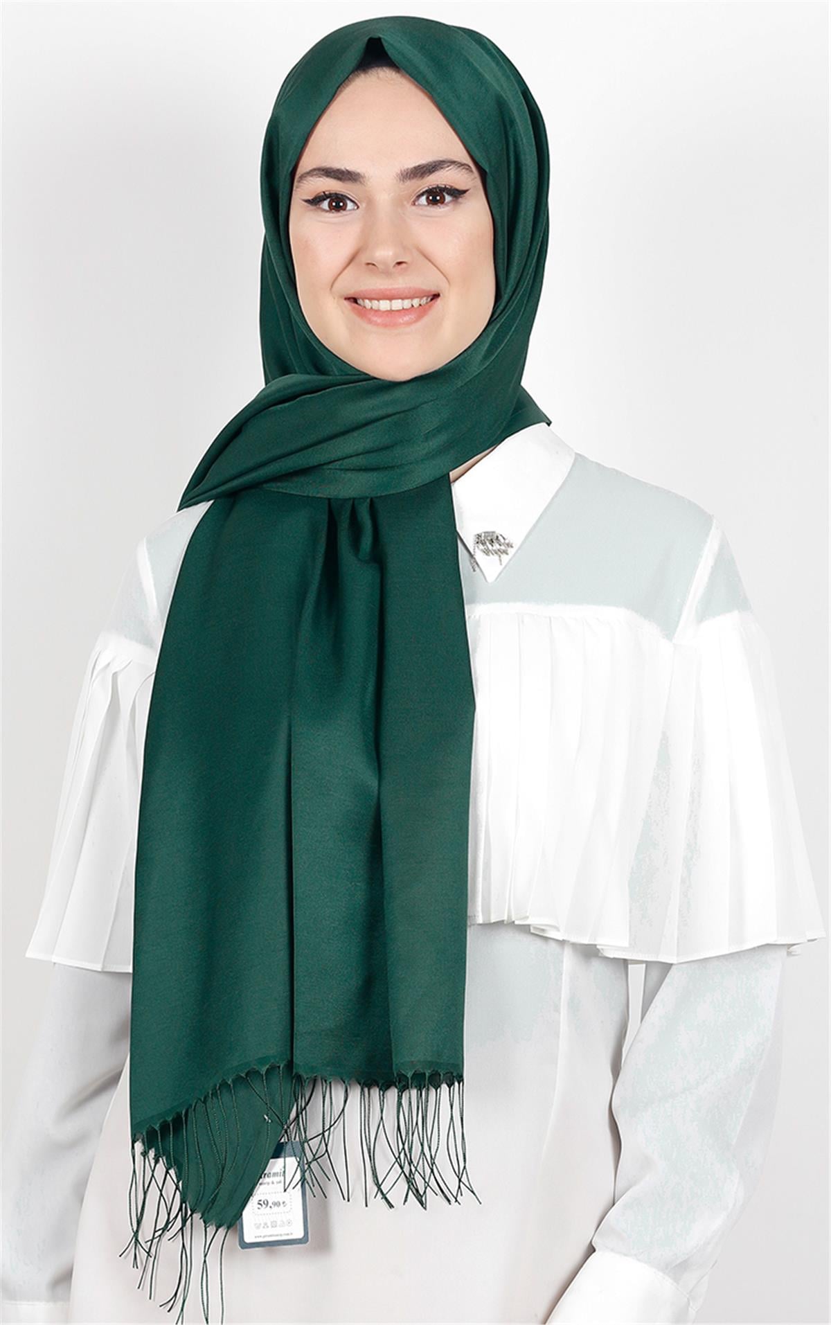 Piramit İpeksi Şal 2806-17 Zümrüt
